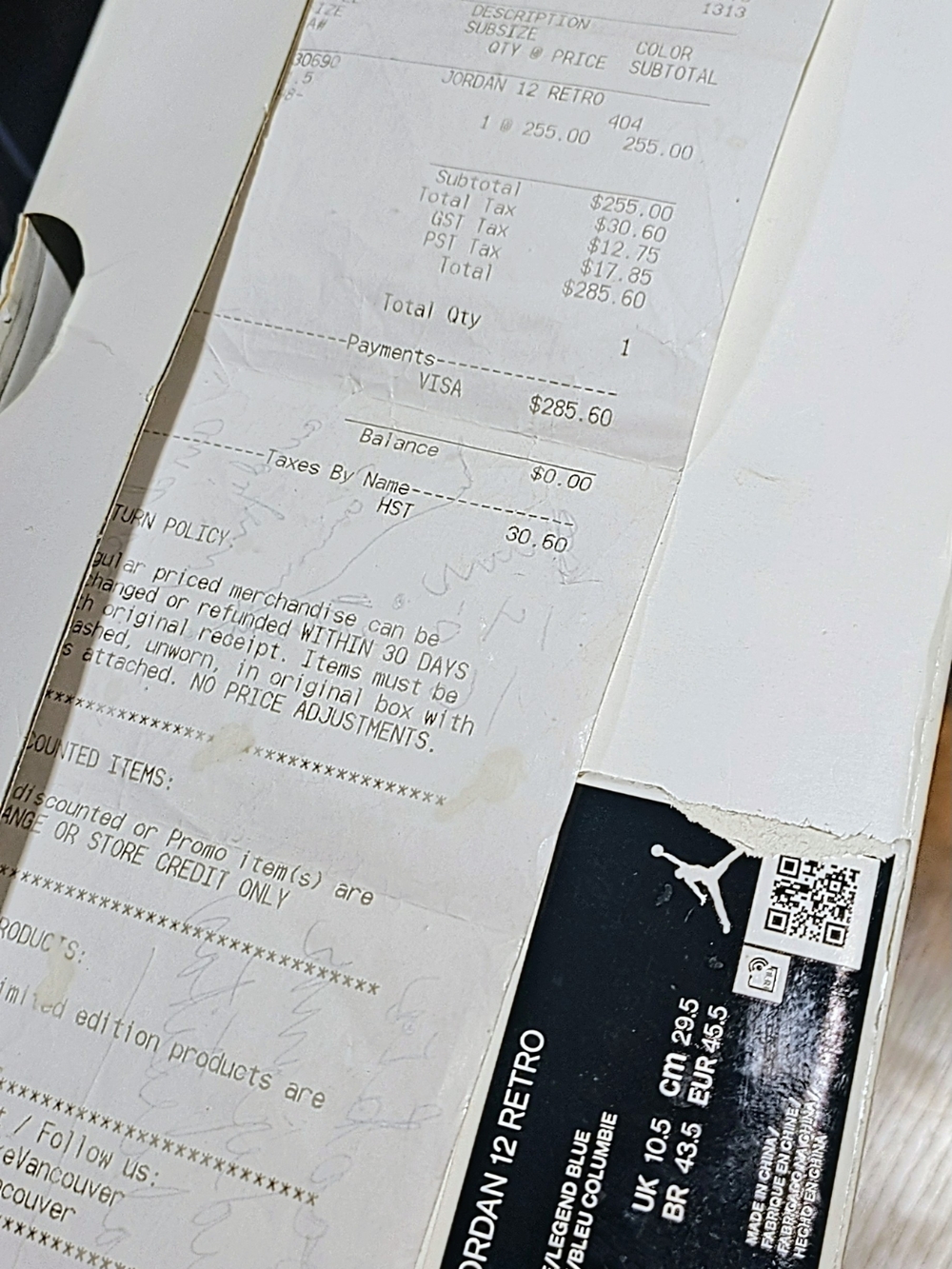 DS Jordan 12 Indigo 11.5 OG All Release Day Pair - Picture 11 of 12